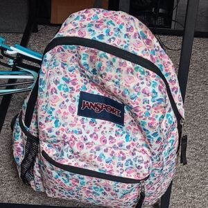 Leopard jansport backpack